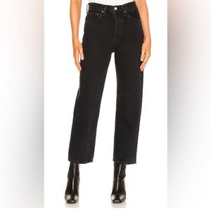 Agolde 90’s Midrise Loose Fit Crop Jeans